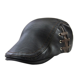 Flat Cap Vintage Leather