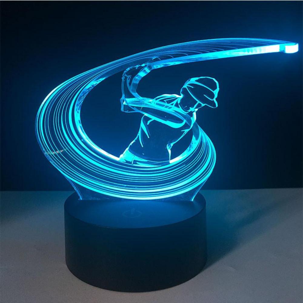 3D Illusion Night Light with USB Cable