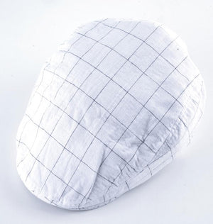 Plaid Berets Caps - Cotton